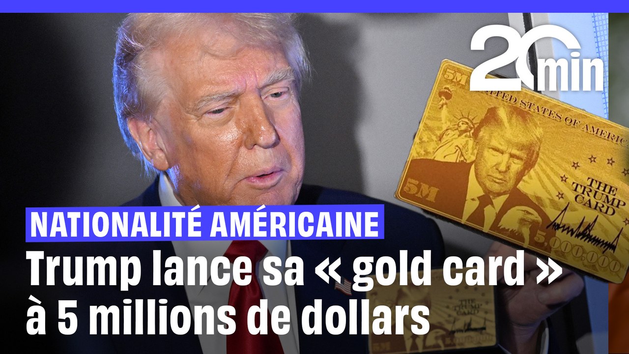 Donald Trump lance sa « gold card » à 5 millions de dollars