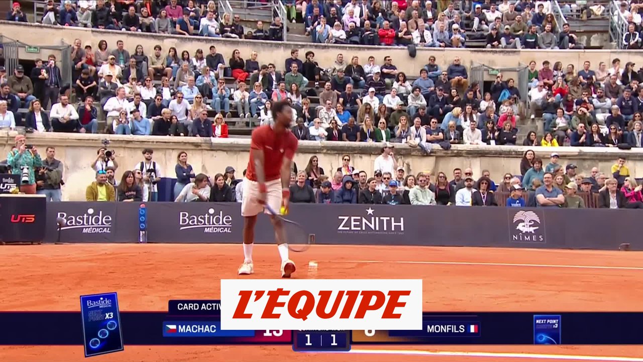 Le résumé du match Machac-Monfils - Tennis - UTS de Nîmes