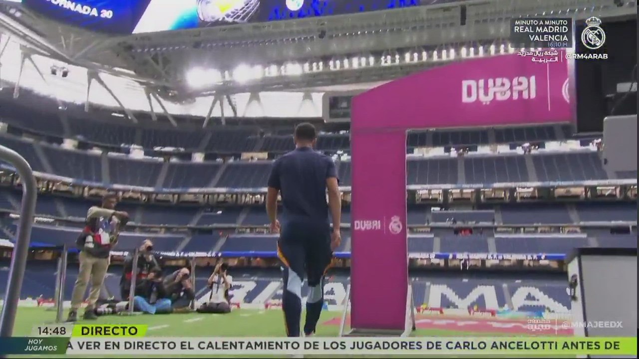 El ritual de Bellingham previo al Real Madrid - Valencia