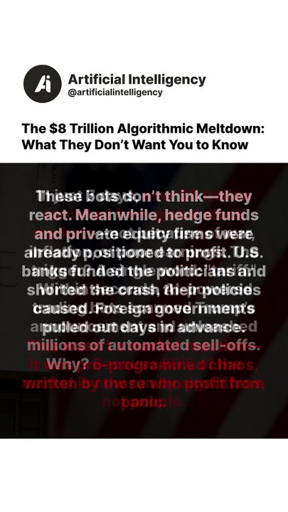 The $8 Trillion Algorithmic Meltdown What They Don’t Want You to Know