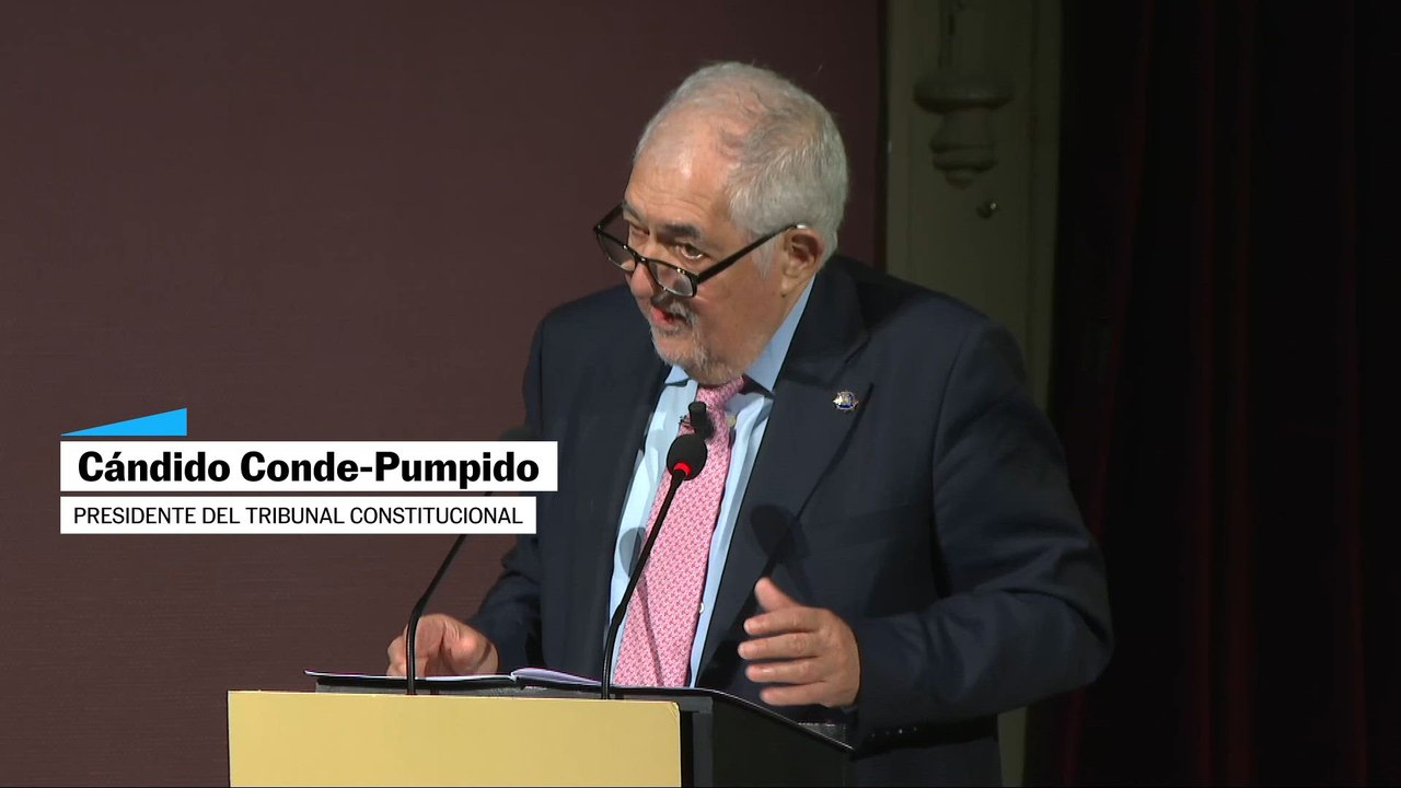 Conde-Pumpido denuncia presiones de "fuerzas o a corrientes de opinión muy poderosas"