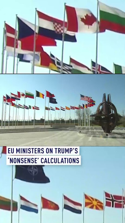 EU ministers on Trump’s ‘nonsense’ calculations
