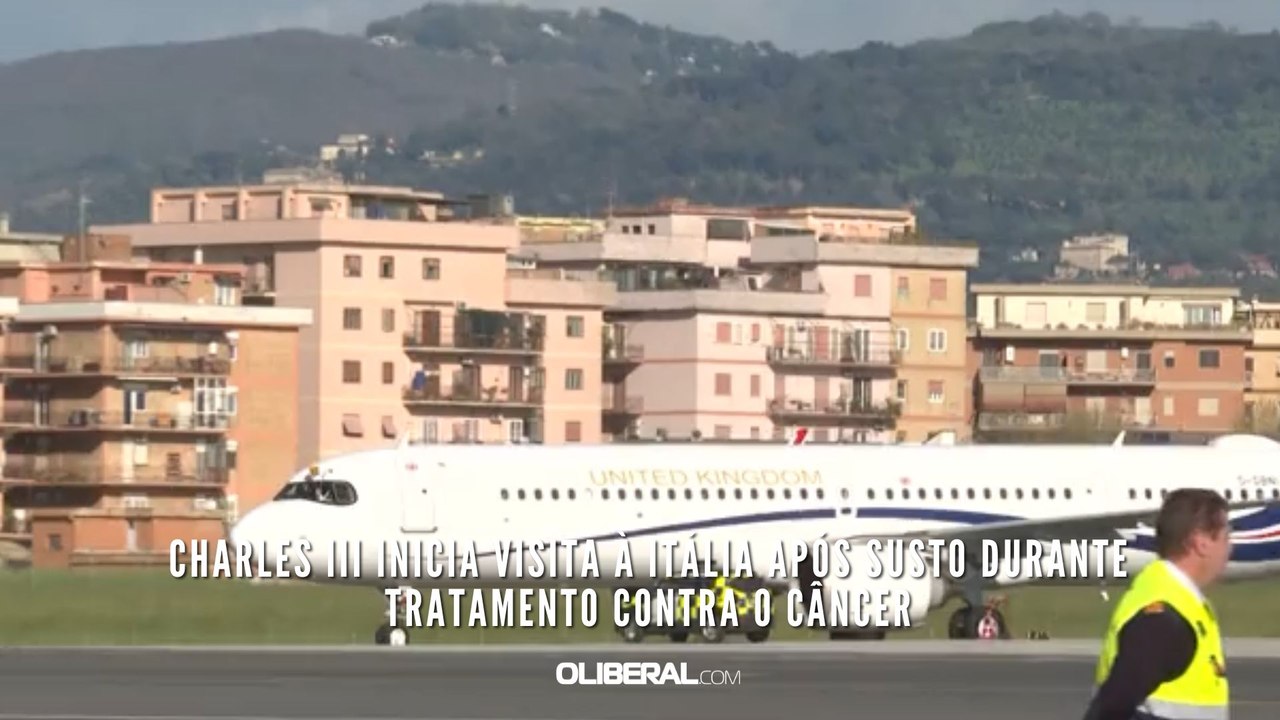 Charles III inicia visita à Itália após susto durante tratamento contra o câncer