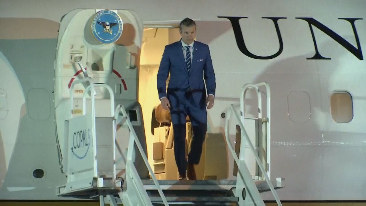 Pete Hegseth, secretario de Defensa de EEUU llega a Panamá