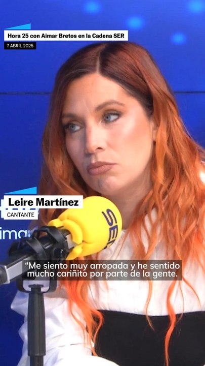 Leire Martínez en la Cadena SER