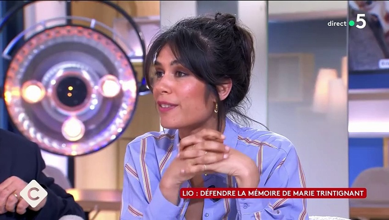 Lio dans C à Vous, capture d'écran France 5