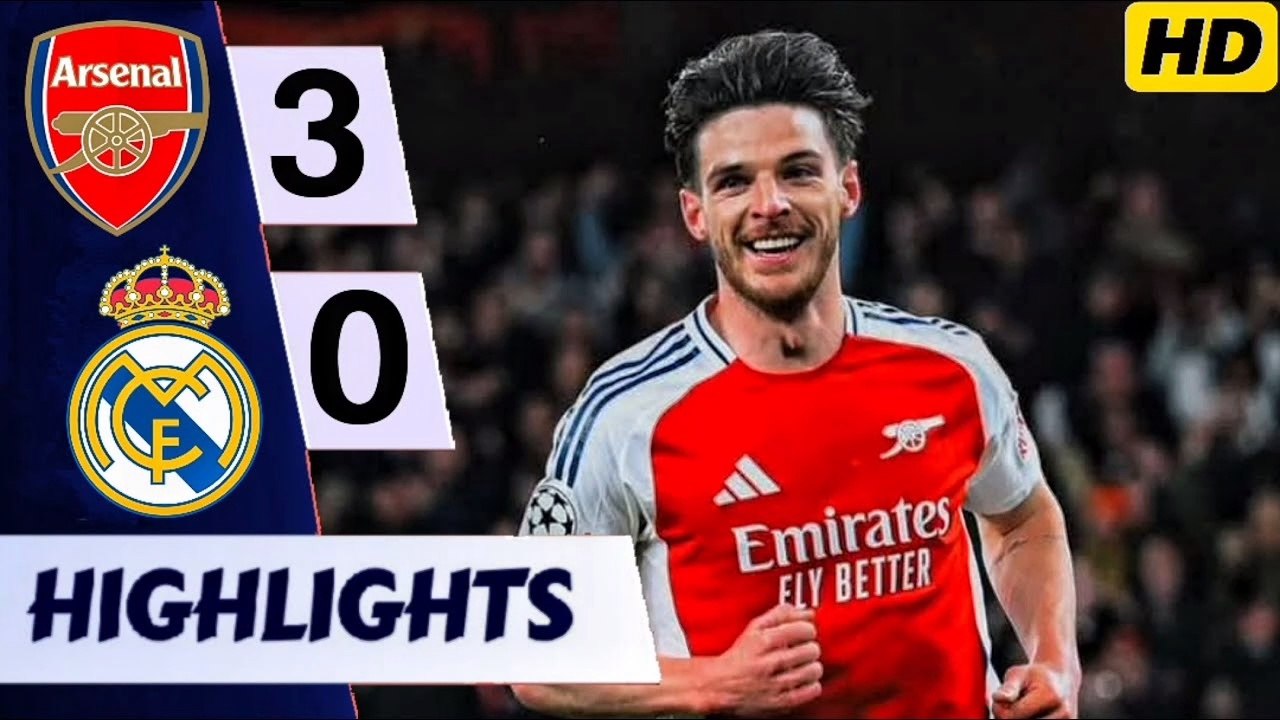 Arsenal vs Real Madrid 3-0 Extended Highlights | Champions League 2025