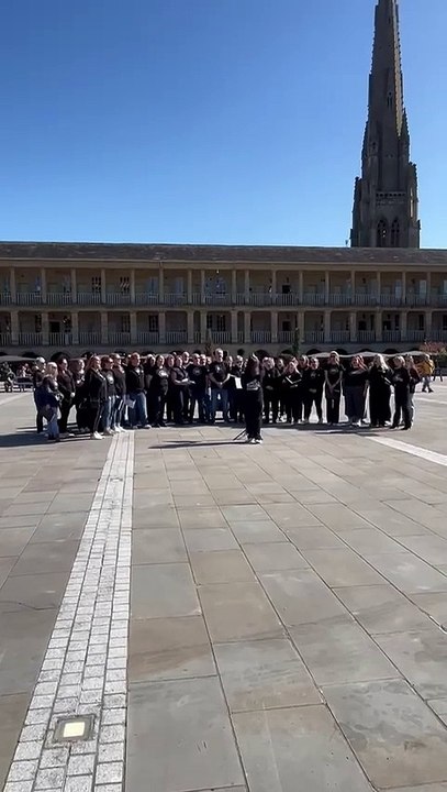 Musical flash mob in Halifax