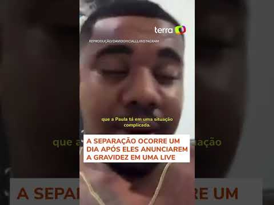 Davi Brito termina com namorada e apaga anúncio do 1º filho #shorts