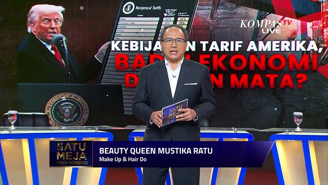Jurus Pemerintah Negosiasi Tarif Impor Trump | SATU MEJA