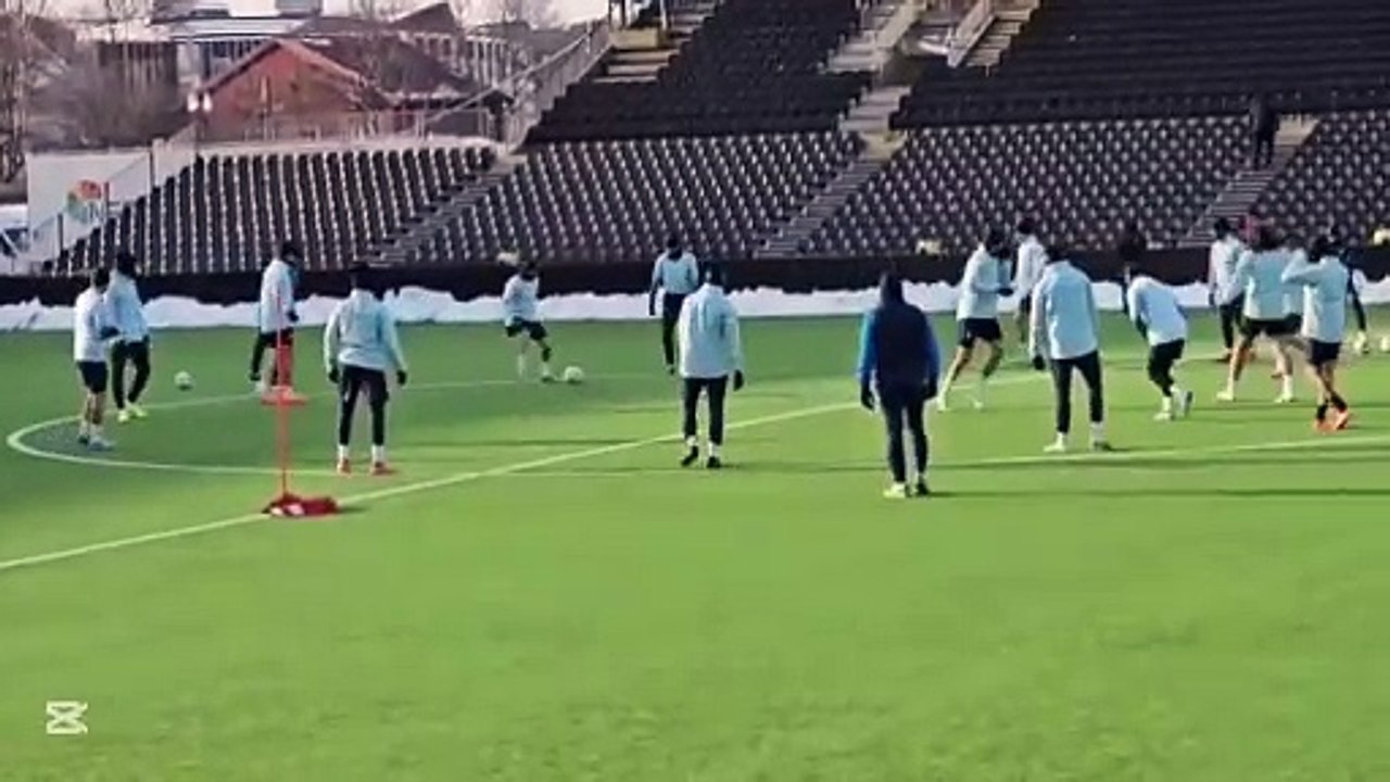 Bodo/Glimt - Lazio, l'allenamento della vigilia