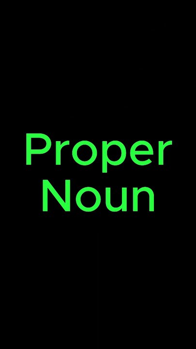 Proper Nouns Explained Simply | Parts of Speech Grammar Lesson