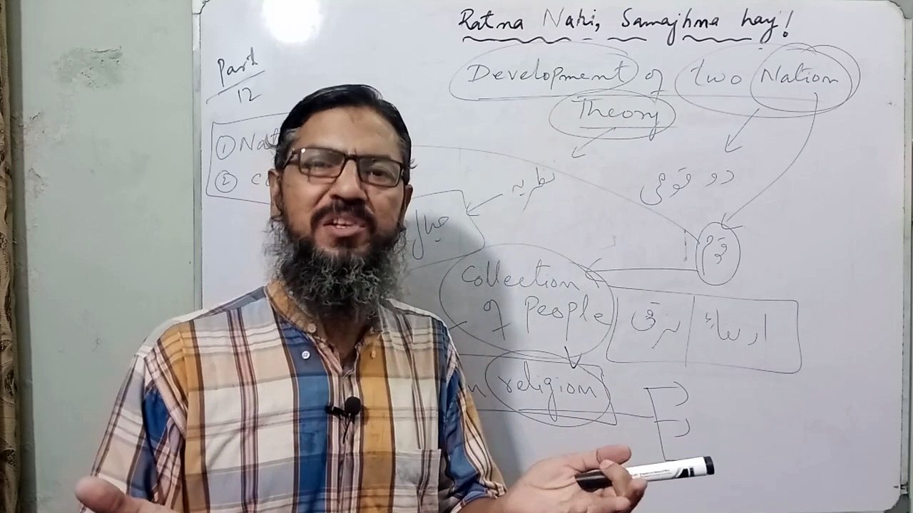 Two nation theory Pakistan studies class 10 pst Sindh textbook board chapter 2 creation of Pakistan