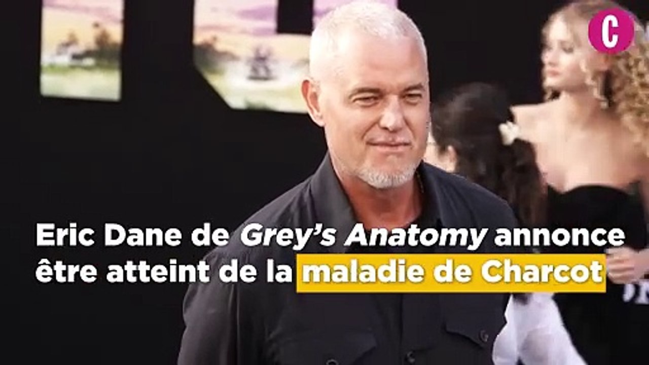 Eric Dane acteur star de Grey's Anatomy, annonce être atteint de la maladie de Charcot