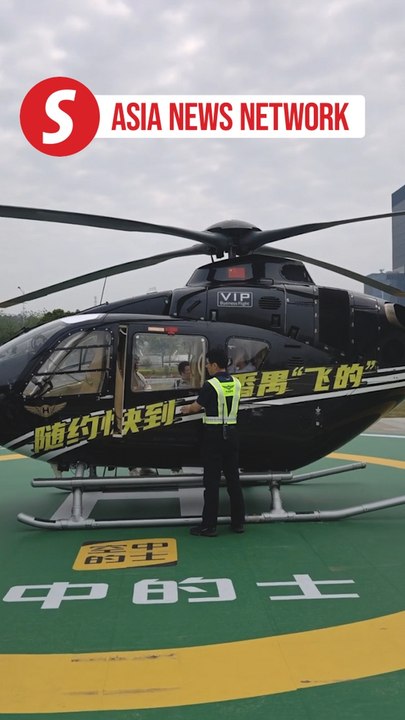 Guangzhou city launches first air taxi rapid transit network