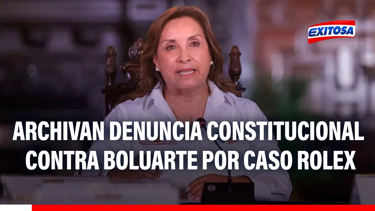 Dina Boluarte: SAC archiva denuncia constitucional contra la presidenta por caso Rolex