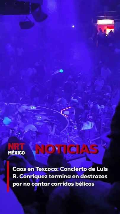 El artista evitó cantar corridos bélicos y desató la furia de sus seguidores en Texcoco. El concierto terminó entre gritos, sillas volando y múltiples destrozos.