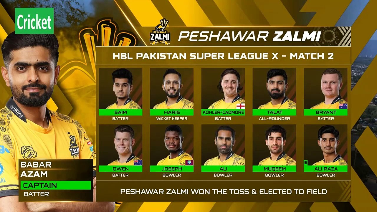 PSL 2nd Match 2025 - QG vs PZ Highlights