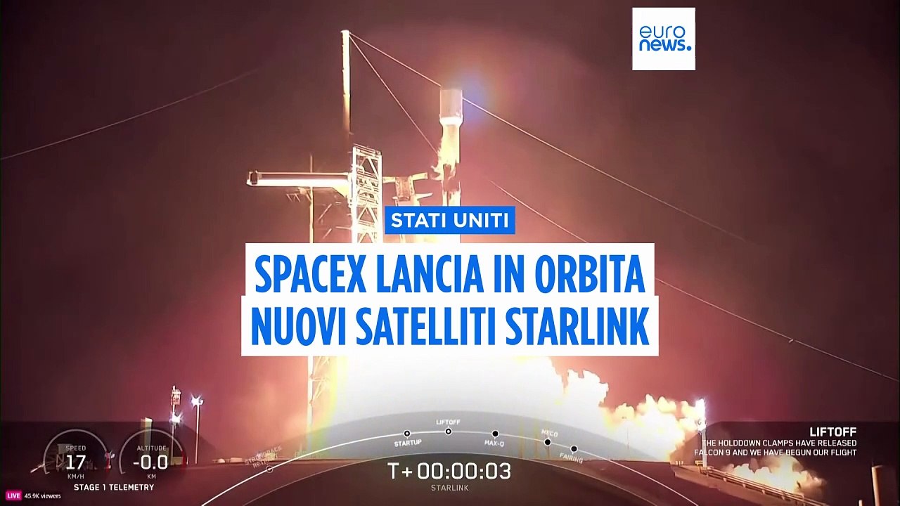 SpaceX lancia 21 satelliti Starlink nell'orbita terrestre bassa