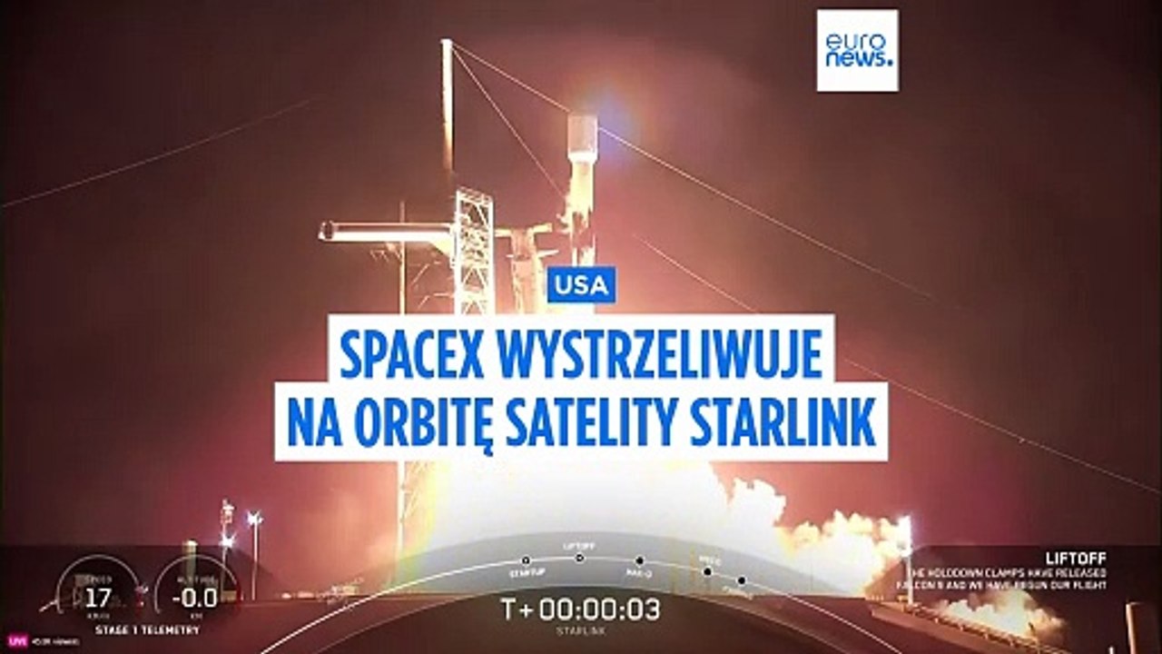 SpaceX wystrzeliwuje 21 satelitów Starlink na niską orbitę okołoziemską