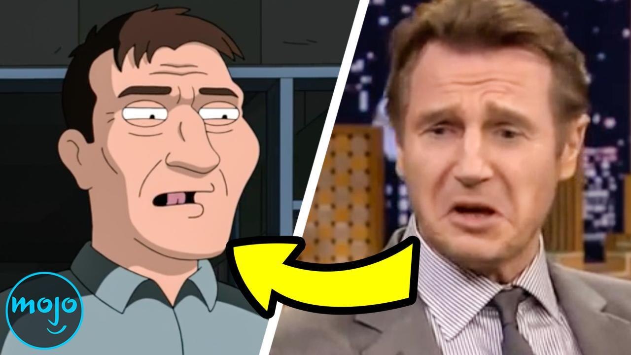 Top 30 Celebrity Reactions to Family Guy Parodies