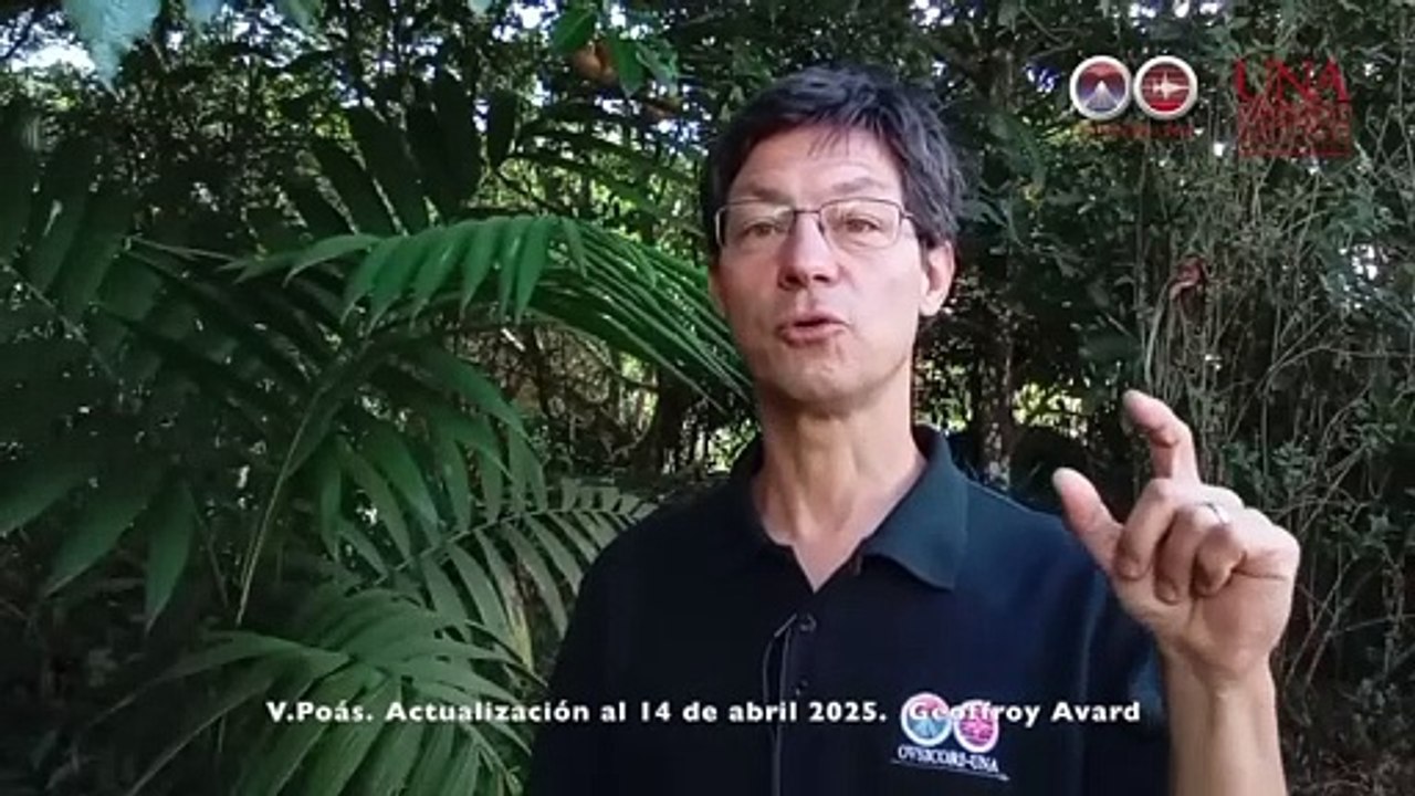 Actualización Volcán Poás 14 04 2025