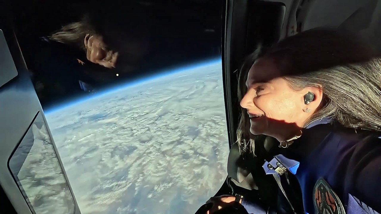 Katy Perry en el espacio con Blue Origin