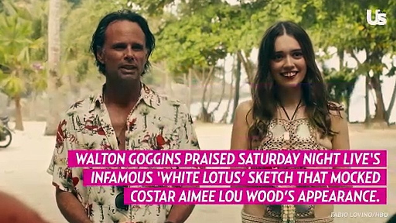 Walton Goggins Praises SNL’s 'White Lotus' Sketch That Mocked Aimee Lou Wood