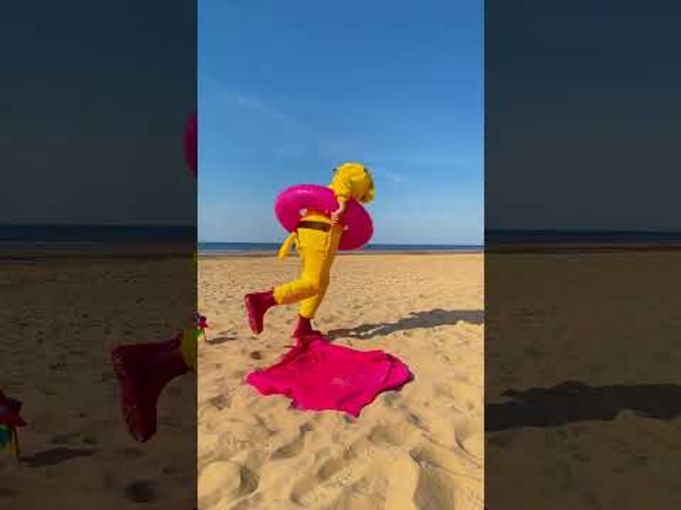 Beach Revenge! 😈🏖️😂 #123go