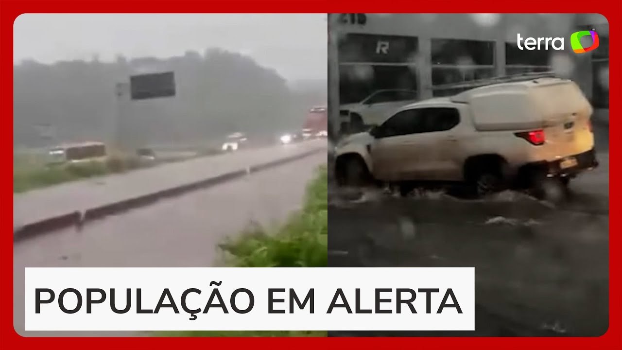 Fortes chuvas castigam cidades de Minas Gerais