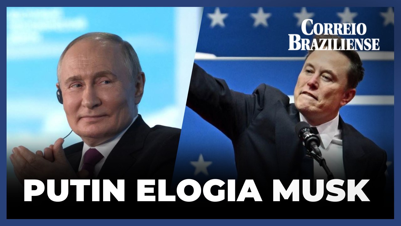 Putin elogia Musk e o compara ao pai do programa espacial soviético