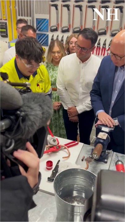 Peter Dutton Hunter Trade College