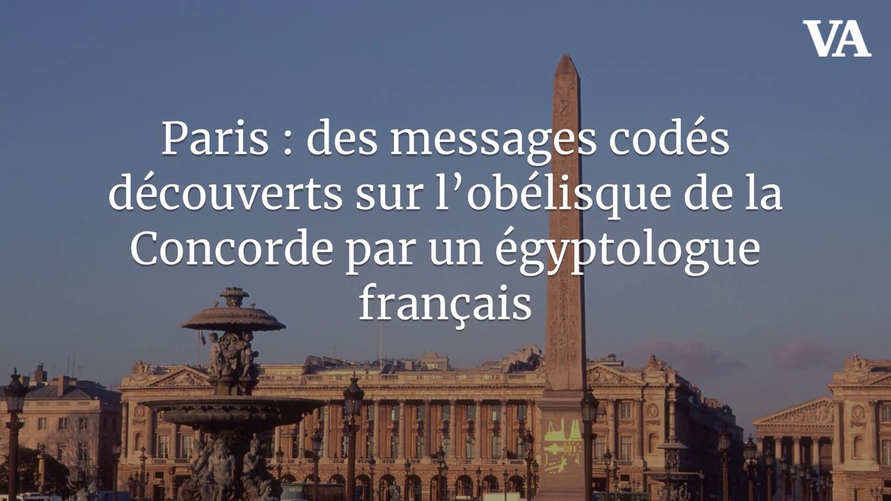 Paris : des messages codés découverts sur l’obélisque de la Concorde par un égyptologue français