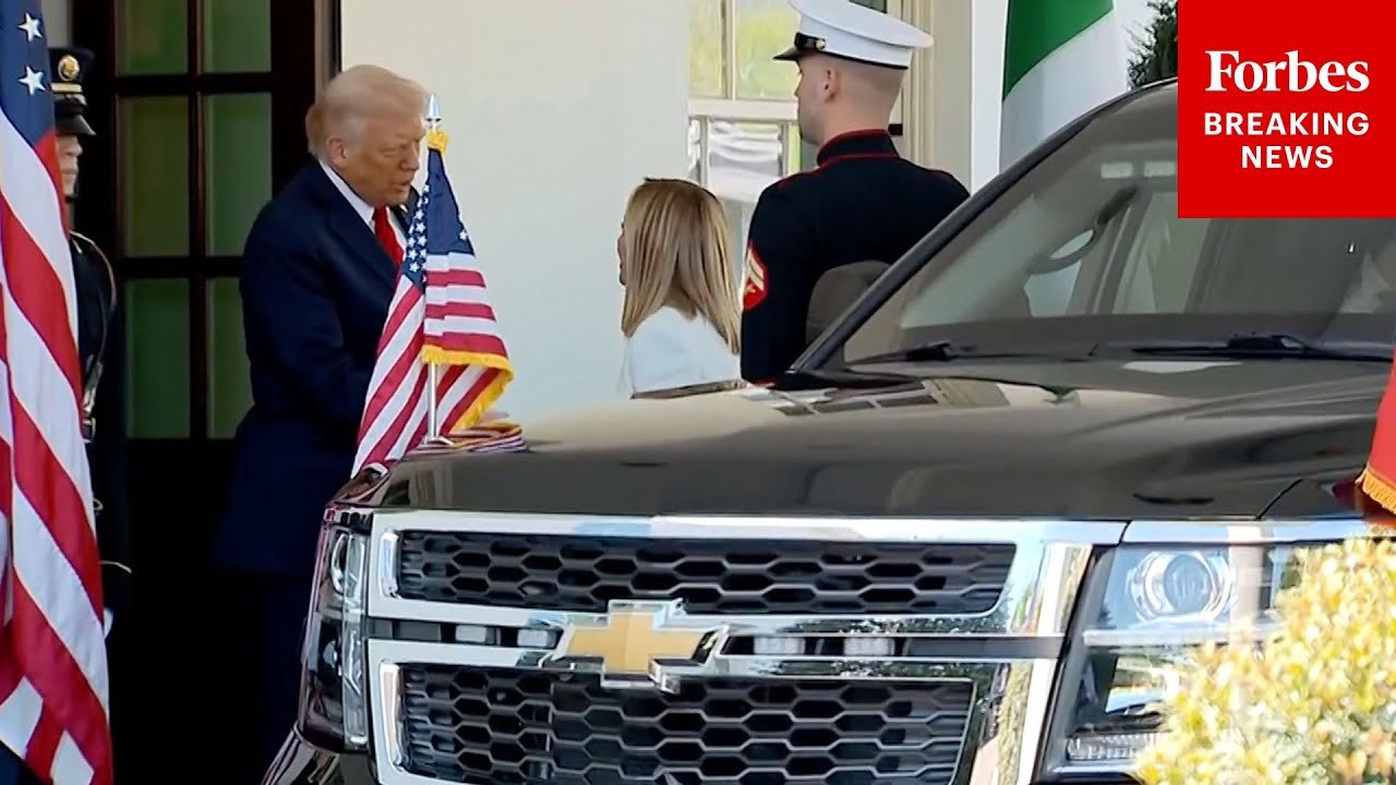 President Trump Welcomes Italian Prime Minister Giorgia Meloni To The White House