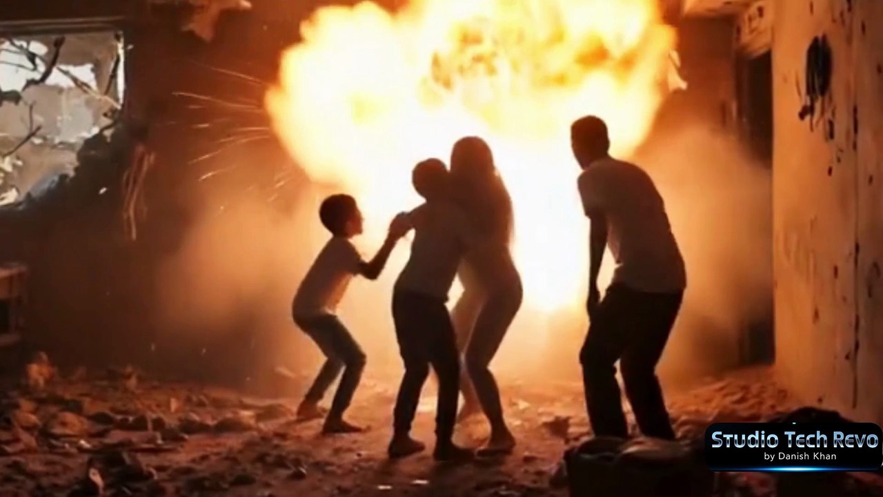 Before the Storm | Gaza Family's Survival Story | AI Generated Short Film (Urdu/Hindi)