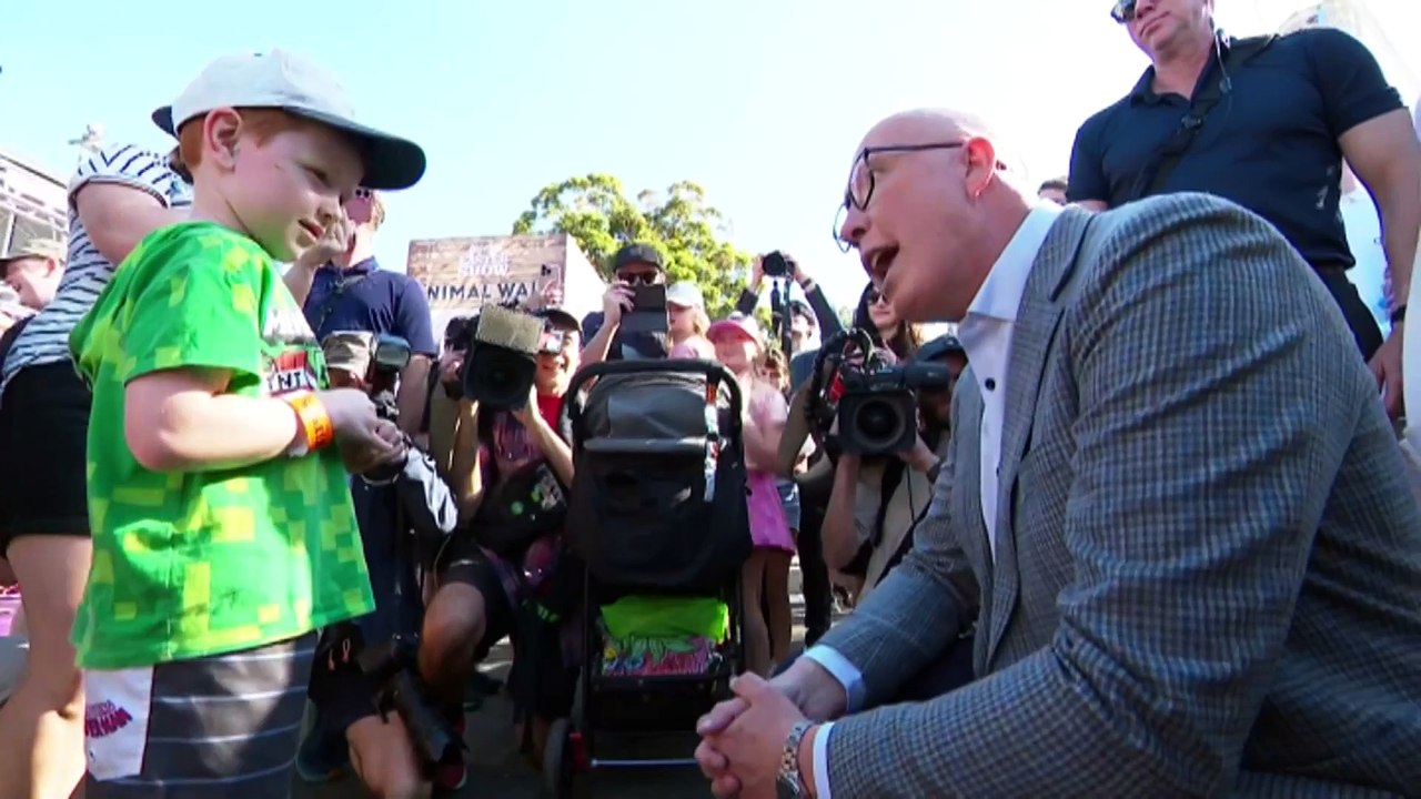 Liberal campaign visits Sydney Royal Easter Show