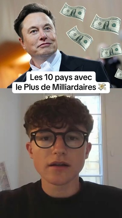 Les pays avec le plus de milliardaires #milliardaire #pays #classement