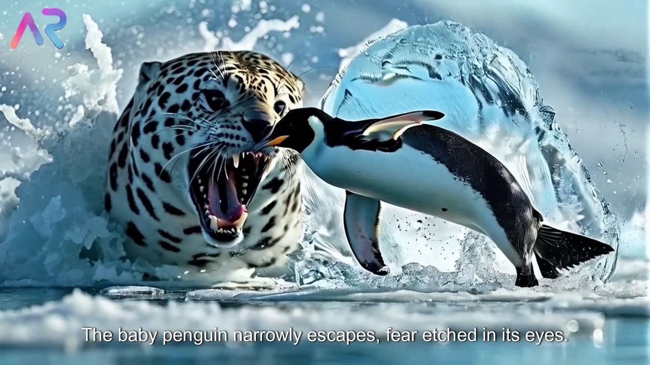 "AIVIDEO.COM" | Brave Little Feet: A Baby Penguin’s Journey Through the Ice | AI Story