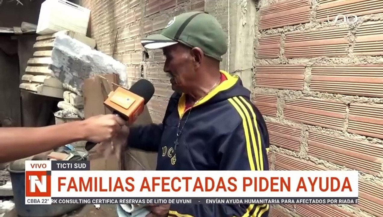 Deslizamiento en Cochabamba