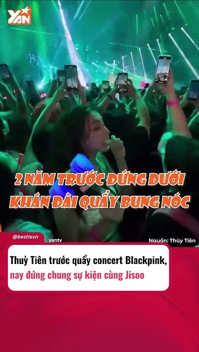 Thuỳ Tiên đứng chung sự kiện cùng Jisoo