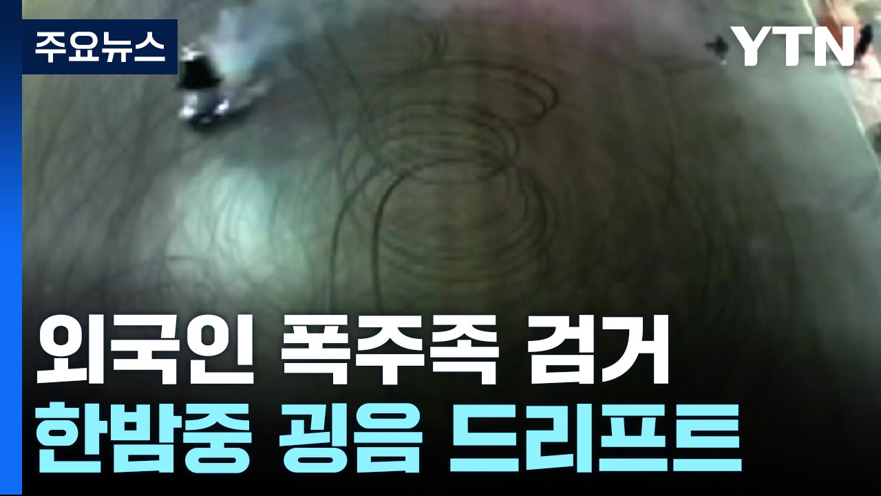 "핸들 뽑고 굉음 내며 빙빙"...'외국인' 주도 폭주족 일당 검거 / YTN