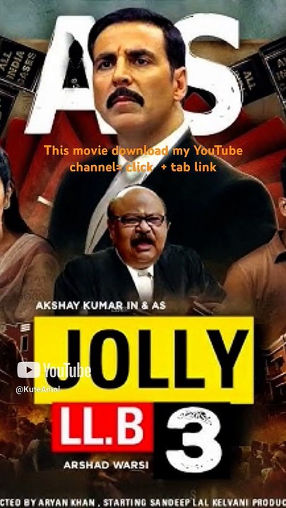 jolly LLB 3 movie hindi available my channel