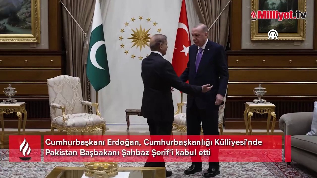 Cumhurbaşkanı Erdoğan Pakistan Başbakanı'nı kabul etti