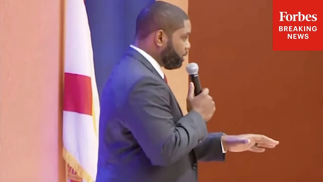 Byron Donalds' Defense Of Trump Tariffs Elicits Jeers And Anger At Town Hall