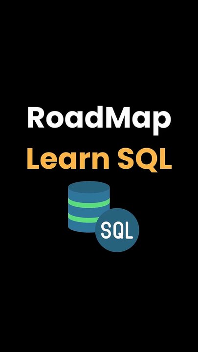 Roadmap to Learn SQL