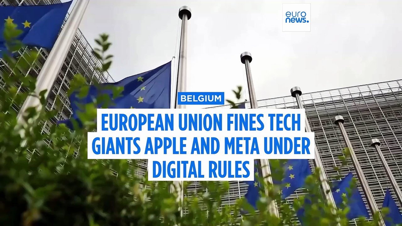 EU fines Apple and Meta under digital rules amid trade spat