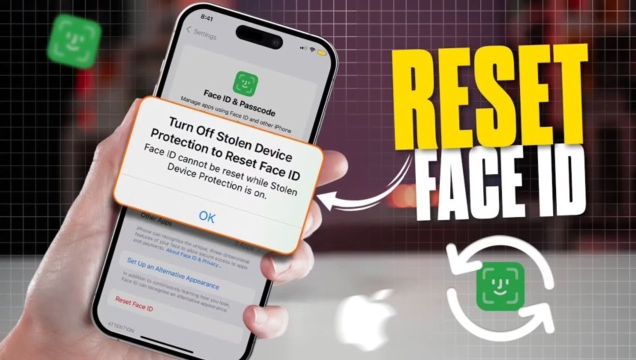 How to Turn Off Stolen Device Protection to Reset Face ID | Can't Reset Face ID on iPhone