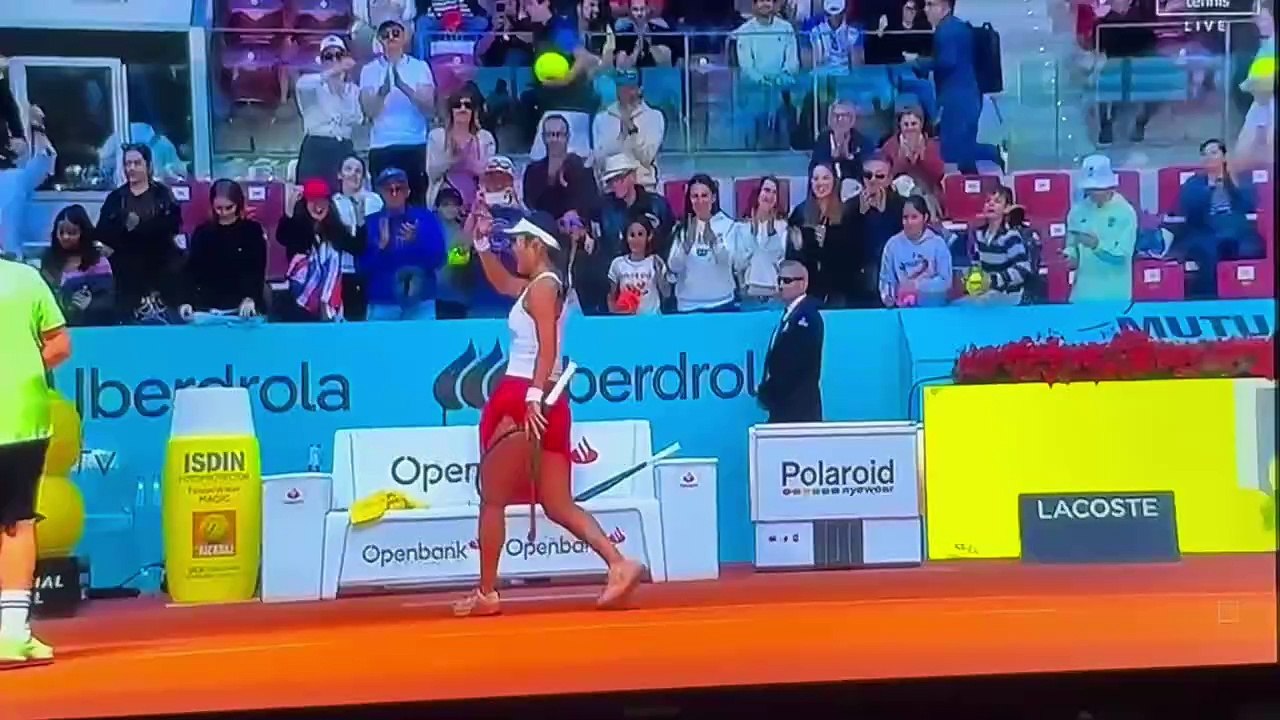 Emma interview with Sky Sports at Madrid Open 23rd April