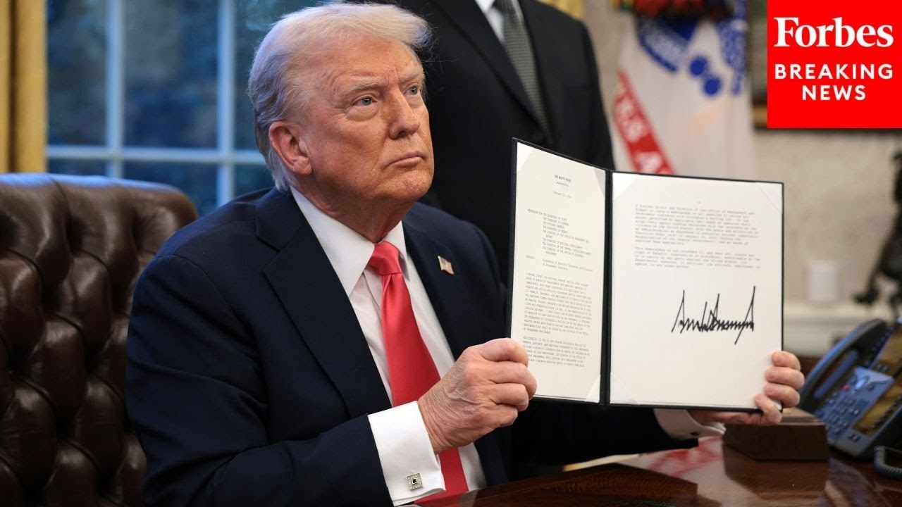 President Trump Signs Workforce Development Executive Order: 'This Is Like A Training Center'