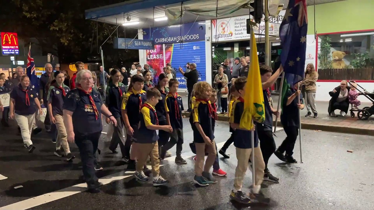 Anzac Day march Caringbah